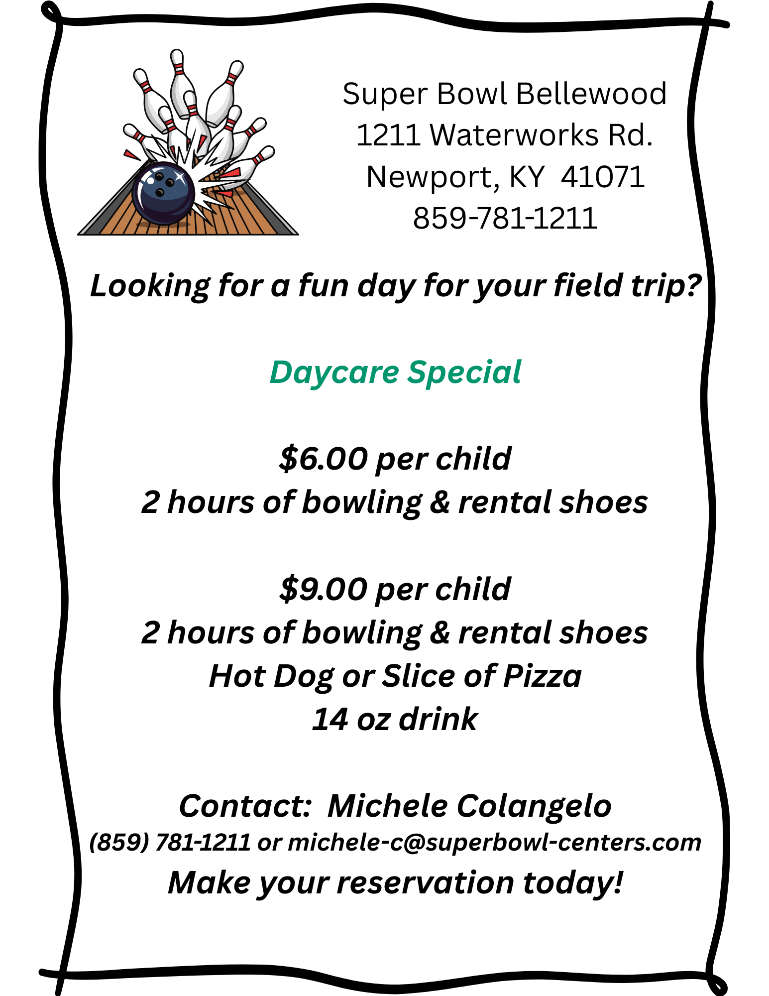 daycare special fieldtrip
